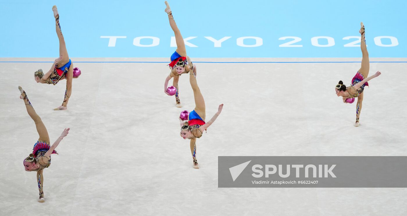 Japan Olympics 2020 Rhythmic Gymnastics Group All-Around Final