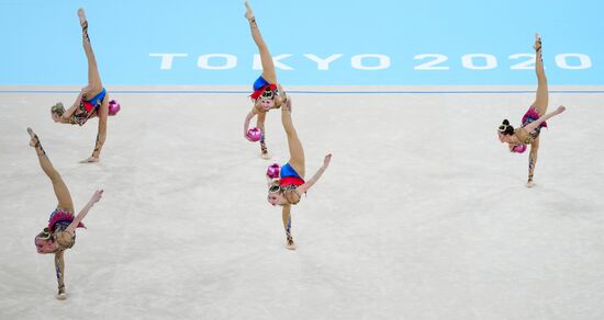 Japan Olympics 2020 Rhythmic Gymnastics Group All-Around Final