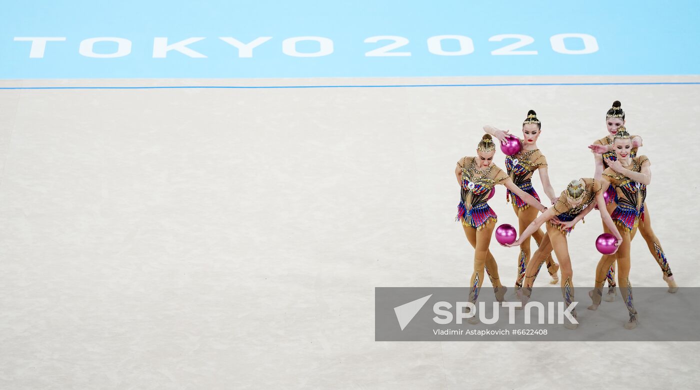 Japan Olympics 2020 Rhythmic Gymnastics Group All-Around Final