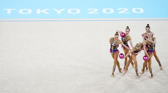 Japan Olympics 2020 Rhythmic Gymnastics Group All-Around Final