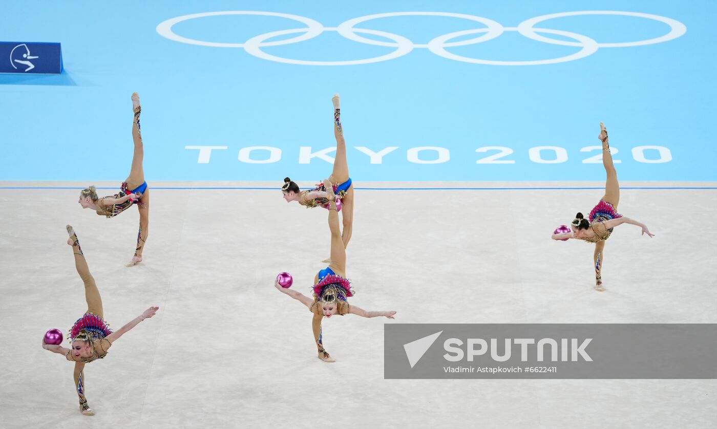 Japan Olympics 2020 Rhythmic Gymnastics Group All-Around Final