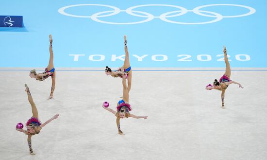 Japan Olympics 2020 Rhythmic Gymnastics Group All-Around Final