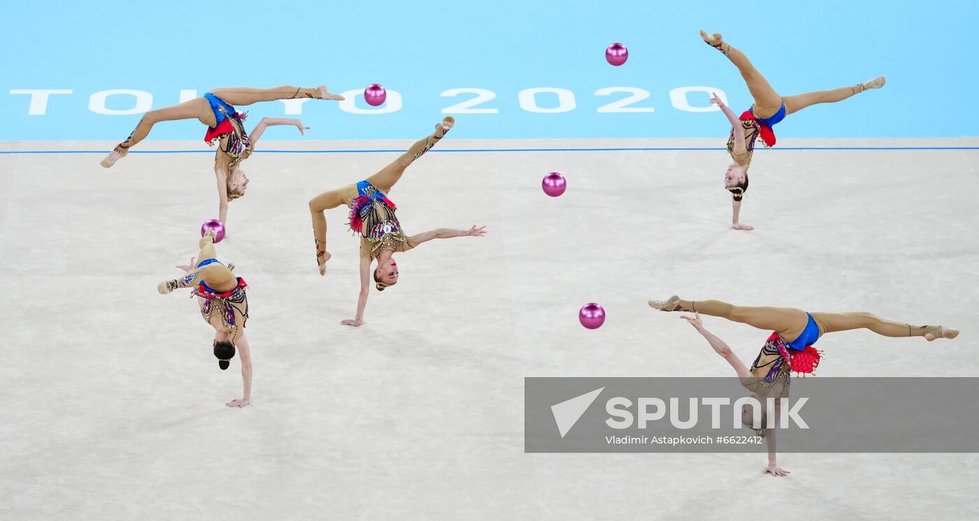 Japan Olympics 2020 Rhythmic Gymnastics Group All-Around Final