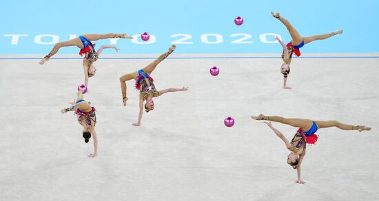 Japan Olympics 2020 Rhythmic Gymnastics Group All-Around Final