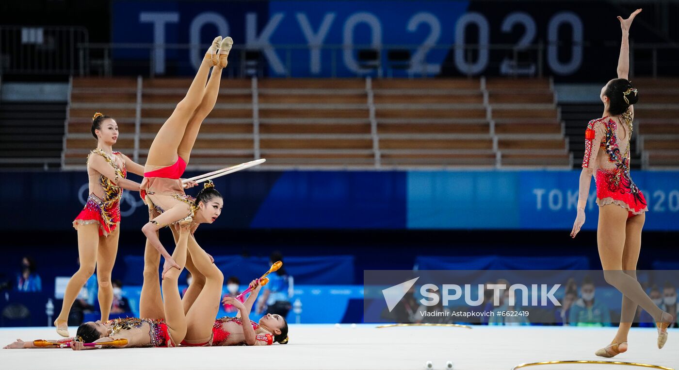 Japan Olympics 2020 Rhythmic Gymnastics Group All-Around Final