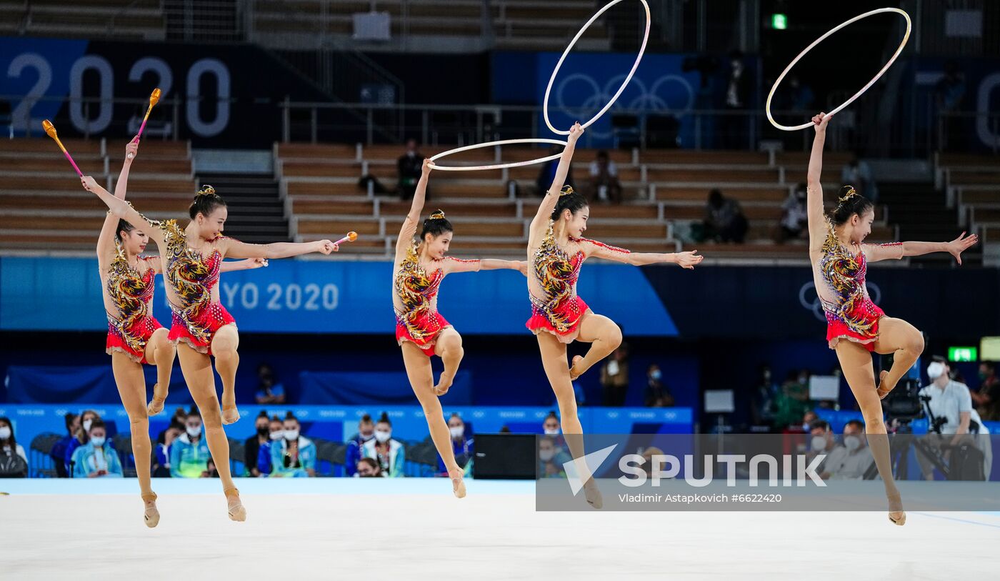 Japan Olympics 2020 Rhythmic Gymnastics Group All-Around Final