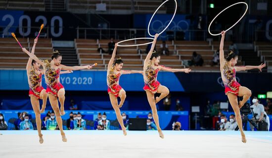 Japan Olympics 2020 Rhythmic Gymnastics Group All-Around Final