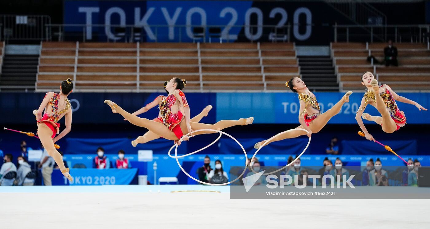 Japan Olympics 2020 Rhythmic Gymnastics Group All-Around Final