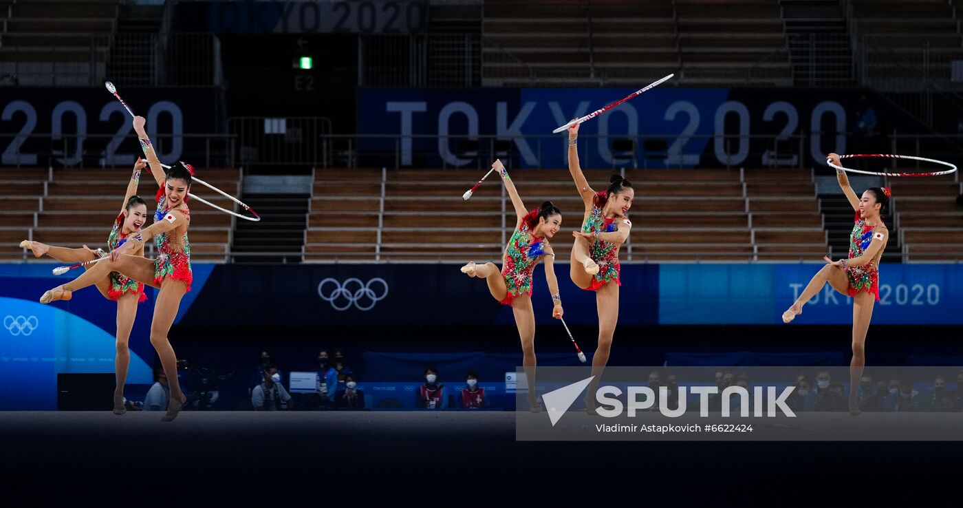 Japan Olympics 2020 Rhythmic Gymnastics Group All-Around Final