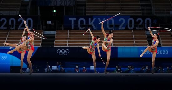 Japan Olympics 2020 Rhythmic Gymnastics Group All-Around Final