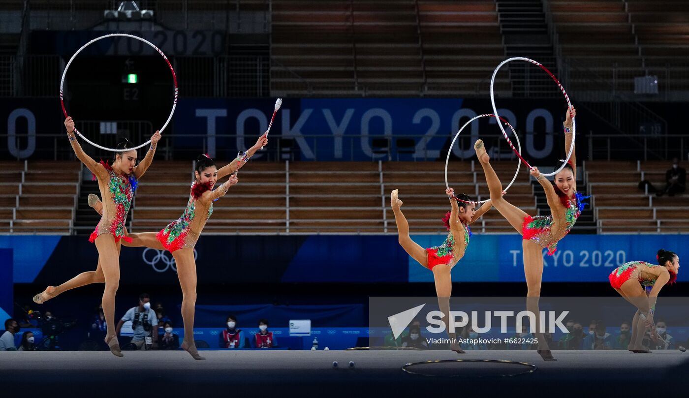 Japan Olympics 2020 Rhythmic Gymnastics Group All-Around Final