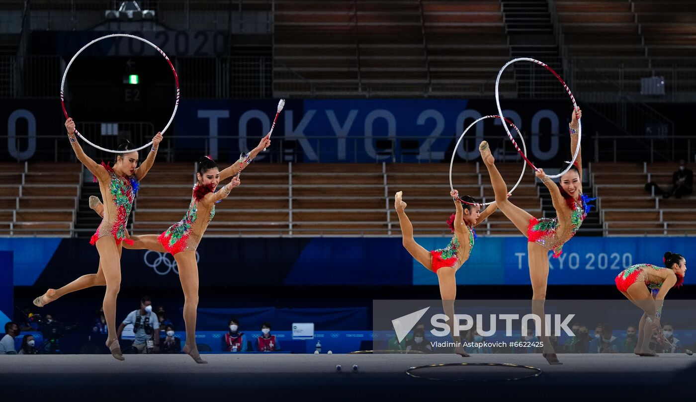 Japan Olympics 2020 Rhythmic Gymnastics Group All-Around Final