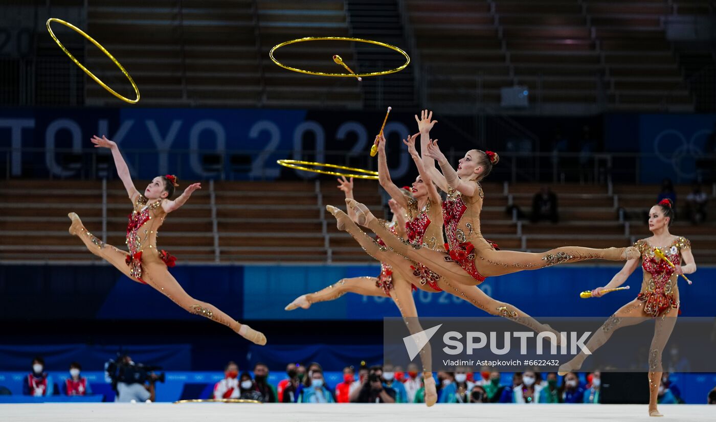 Japan Olympics 2020 Rhythmic Gymnastics Group All-Around Final