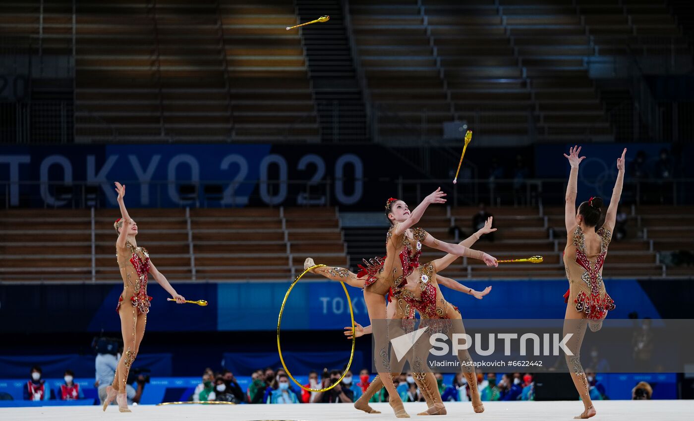 Japan Olympics 2020 Rhythmic Gymnastics Group All-Around Final