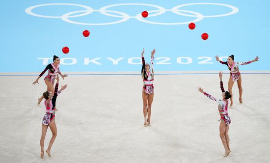 Japan Olympics 2020 Rhythmic Gymnastics Group All-Around Final