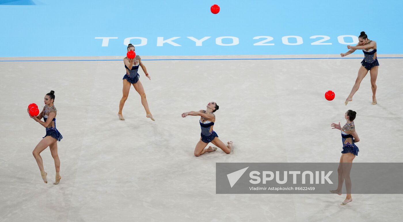 Japan Olympics 2020 Rhythmic Gymnastics Group All-Around Final