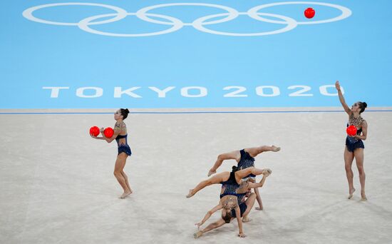 Japan Olympics 2020 Rhythmic Gymnastics Group All-Around Final