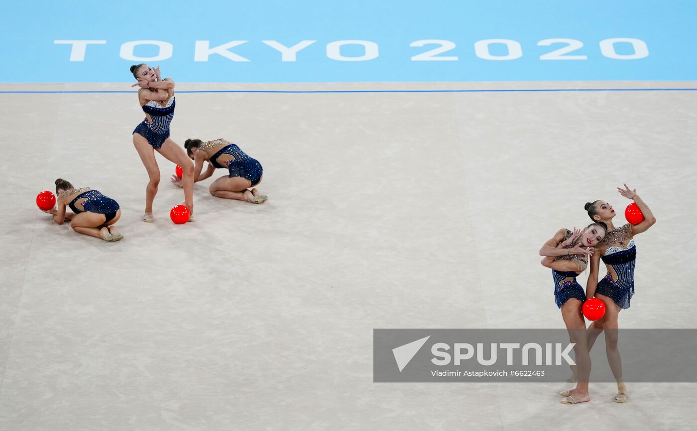 Japan Olympics 2020 Rhythmic Gymnastics Group All-Around Final