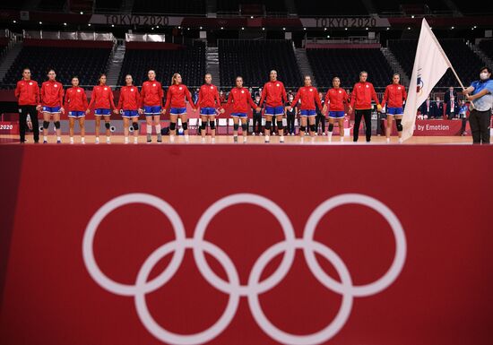 Japan Olympics 2020 Handball Women France - ROC