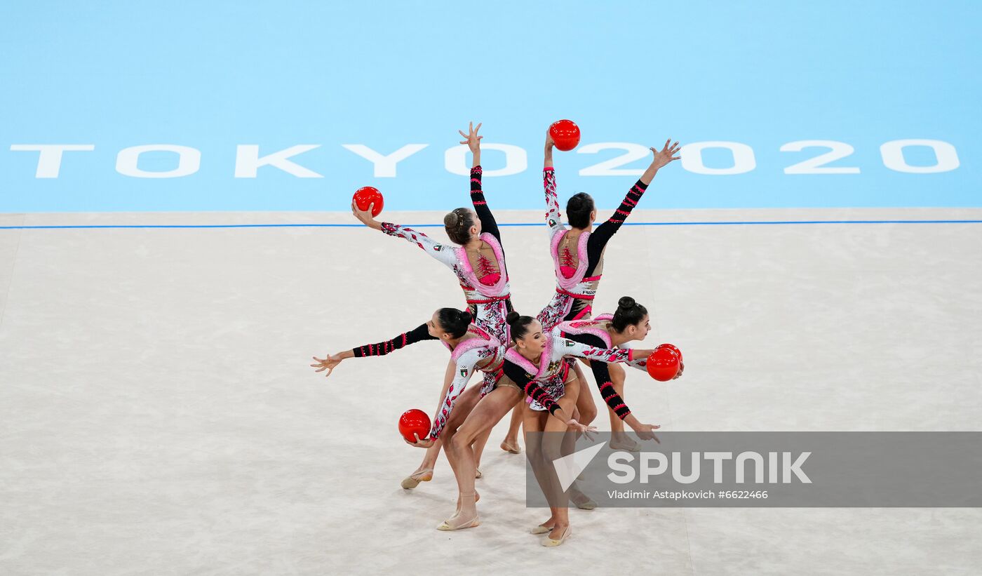 Japan Olympics 2020 Rhythmic Gymnastics Group All-Around Final