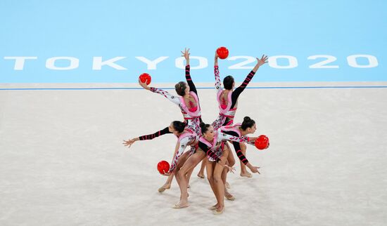 Japan Olympics 2020 Rhythmic Gymnastics Group All-Around Final