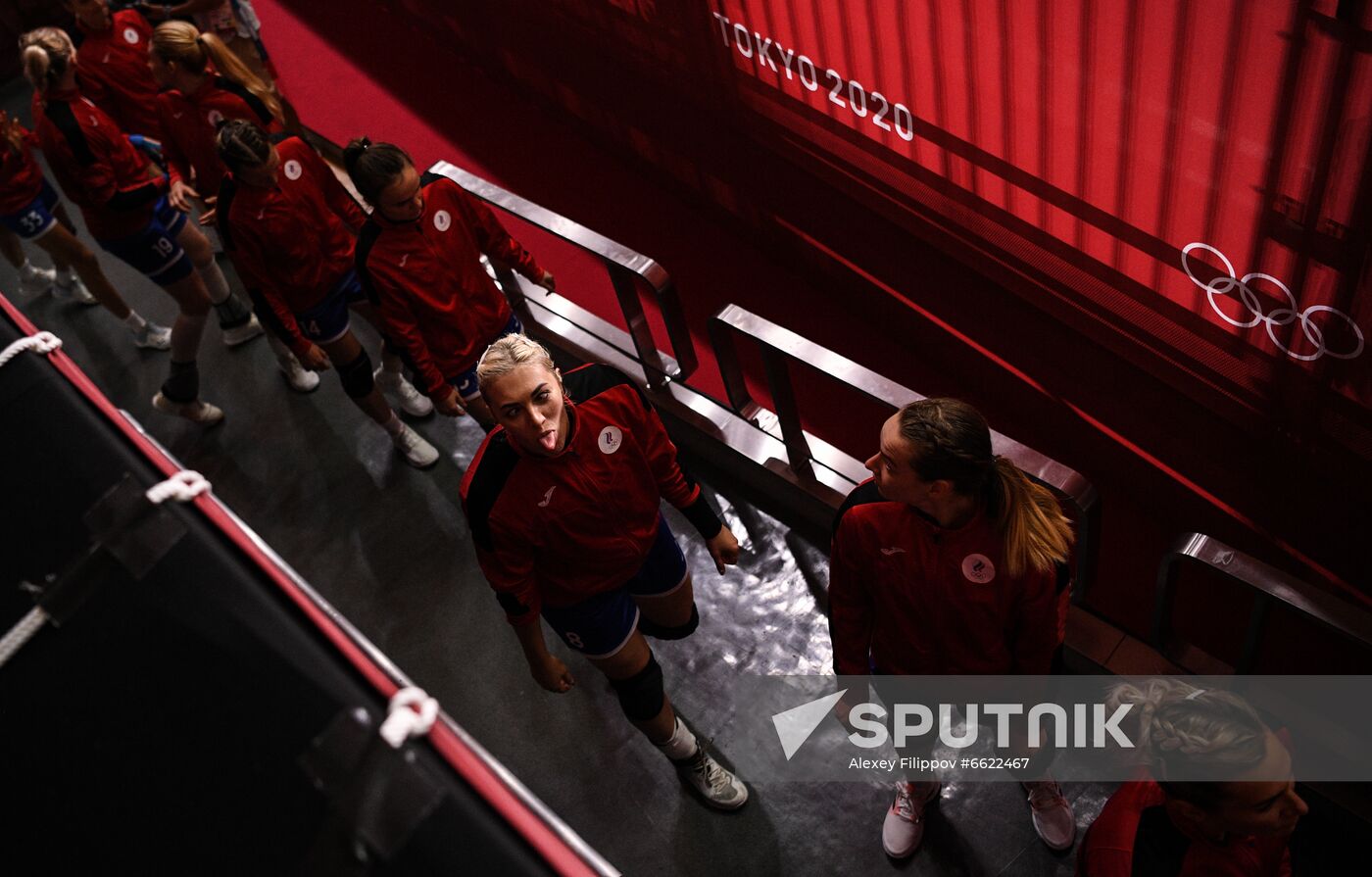 Japan Olympics 2020 Handball Women France - ROC