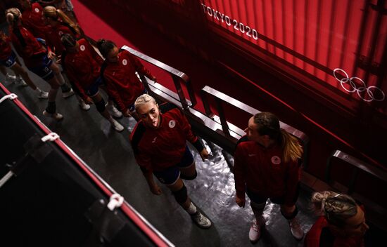 Japan Olympics 2020 Handball Women France - ROC
