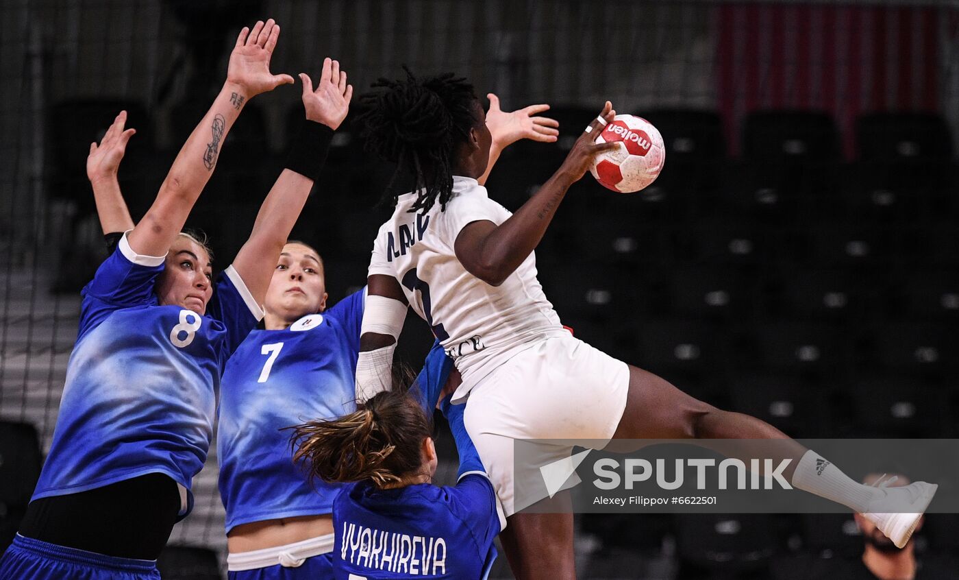 Japan Olympics 2020 Handball Women France - ROC