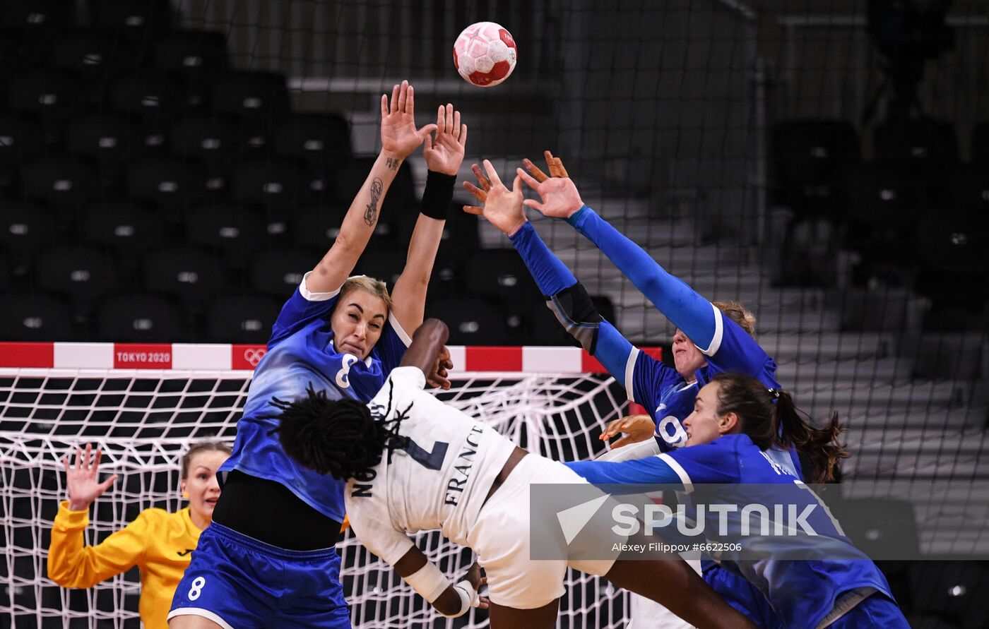 Japan Olympics 2020 Handball Women France - ROC