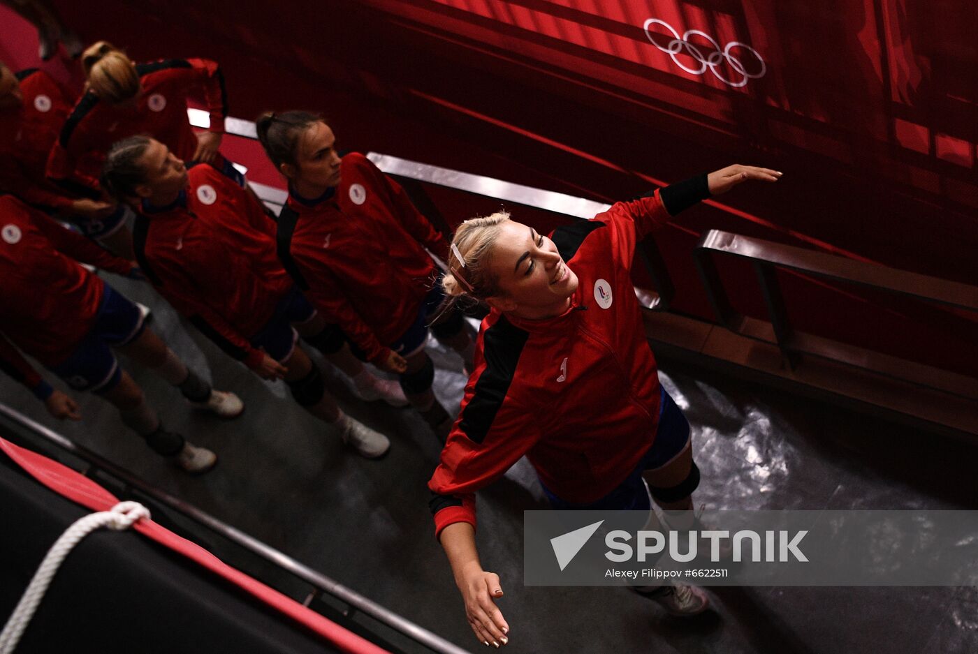 Japan Olympics 2020 Handball Women France - ROC