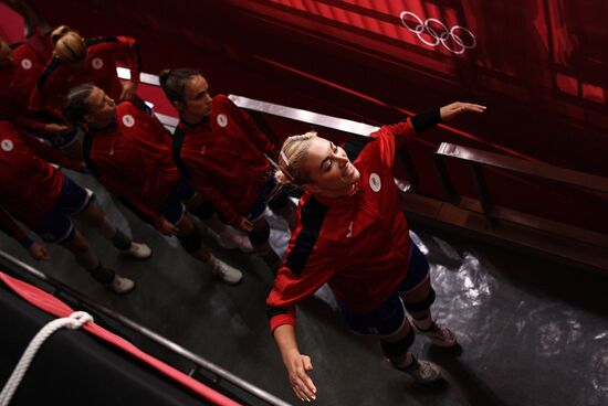 Japan Olympics 2020 Handball Women France - ROC