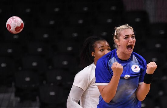 Japan Olympics 2020 Handball Women France - ROC