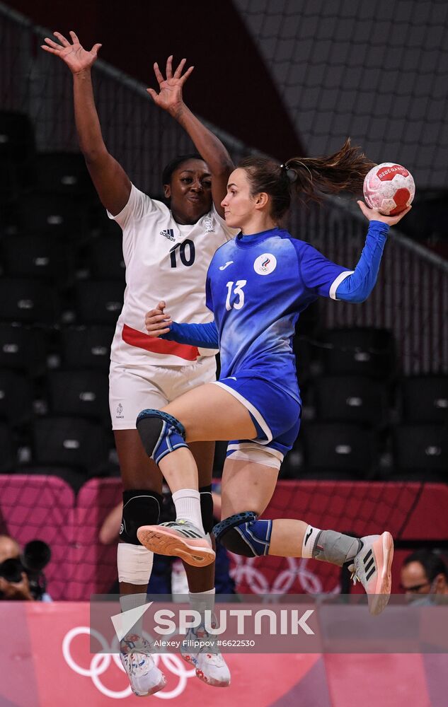 Japan Olympics 2020 Handball Women France - ROC