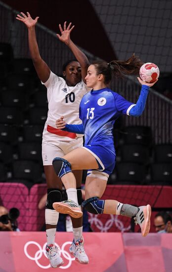 Japan Olympics 2020 Handball Women France - ROC