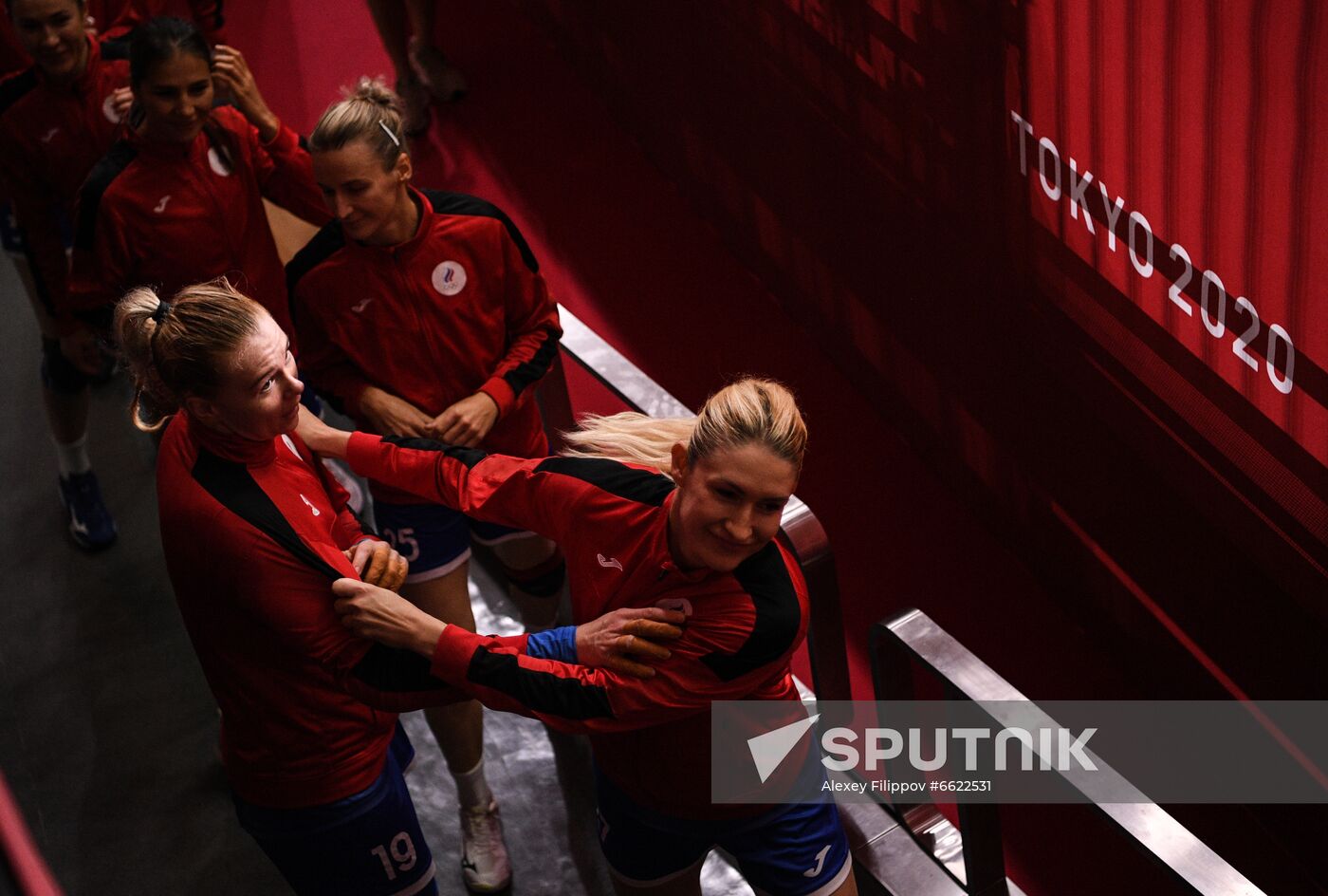 Japan Olympics 2020 Handball Women France - ROC