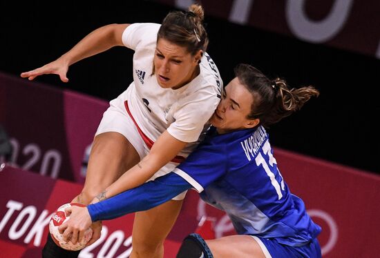 Japan Olympics 2020 Handball Women France - ROC