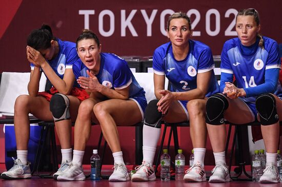 Japan Olympics 2020 Handball Women France - ROC