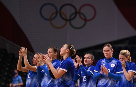 Japan Olympics 2020 Handball Women France - ROC