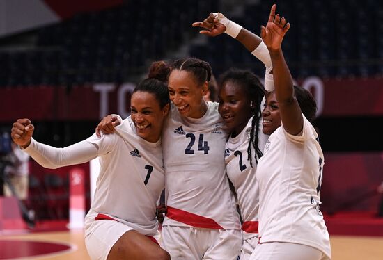 Japan Olympics 2020 Handball Women France - ROC