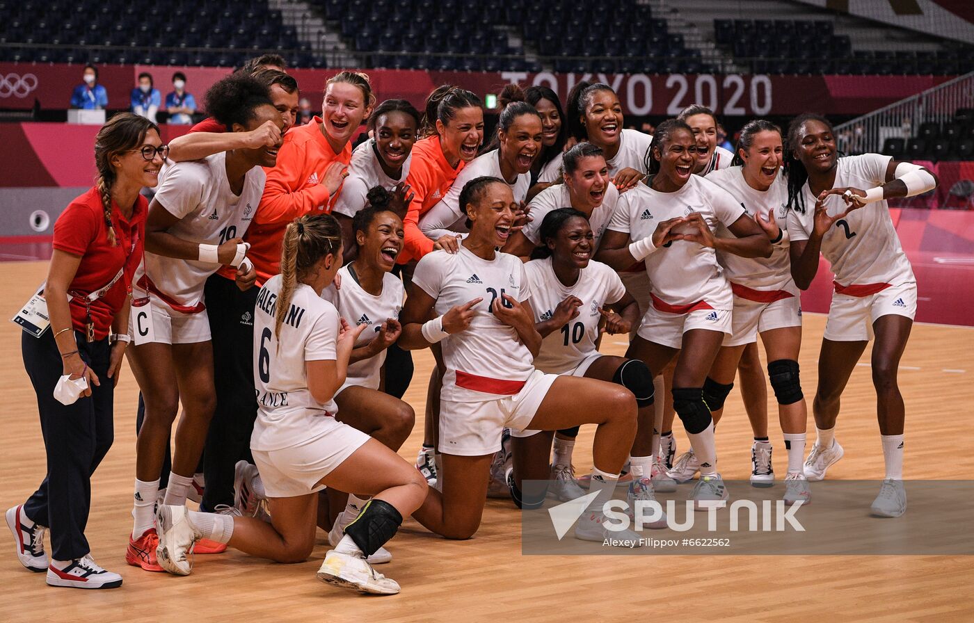 Japan Olympics 2020 Handball Women France - ROC