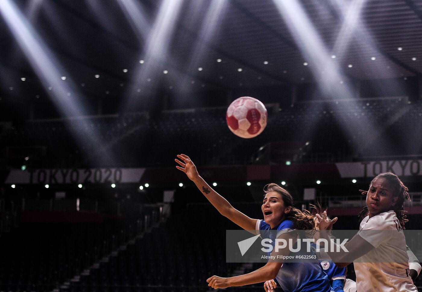 Japan Olympics 2020 Handball Women France - ROC