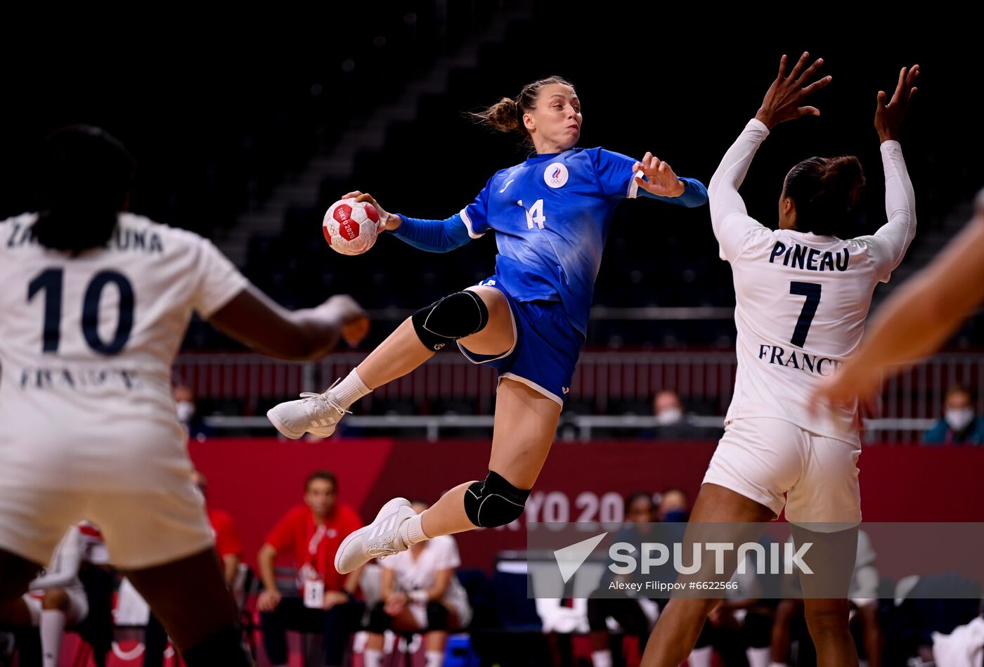 Japan Olympics 2020 Handball Women France - ROC