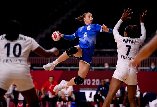 Japan Olympics 2020 Handball Women France - ROC