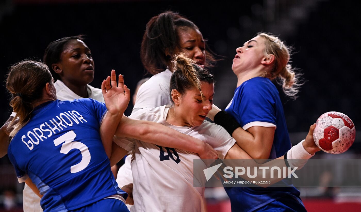 Japan Olympics 2020 Handball Women France - ROC