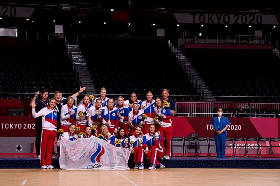 Japan Olympics 2020 Handball Women France - ROC