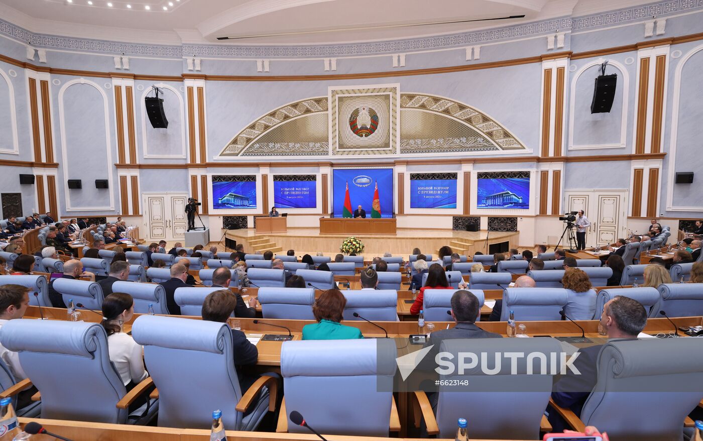 Belarus Lukashenko Big Conversation