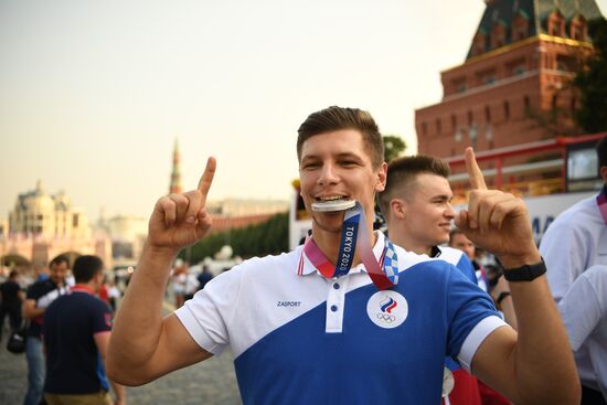 Russia Olympics 2020 Medalists Honoring