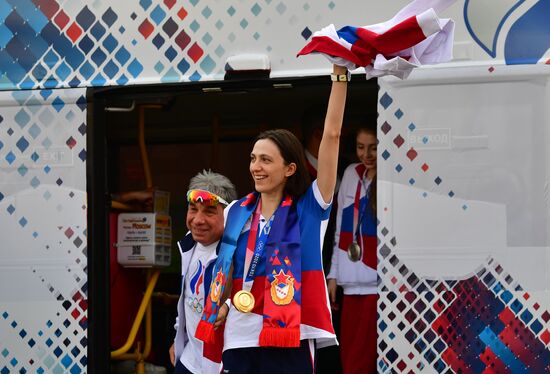 Russia Olympics 2020 Medalists Honoring