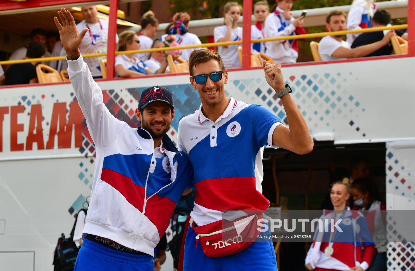 Russia Olympics 2020 Medalists Honoring