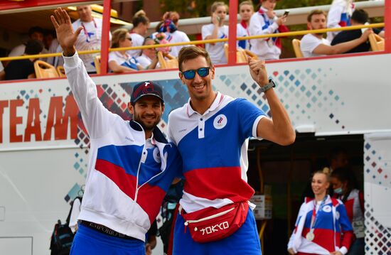 Russia Olympics 2020 Medalists Honoring